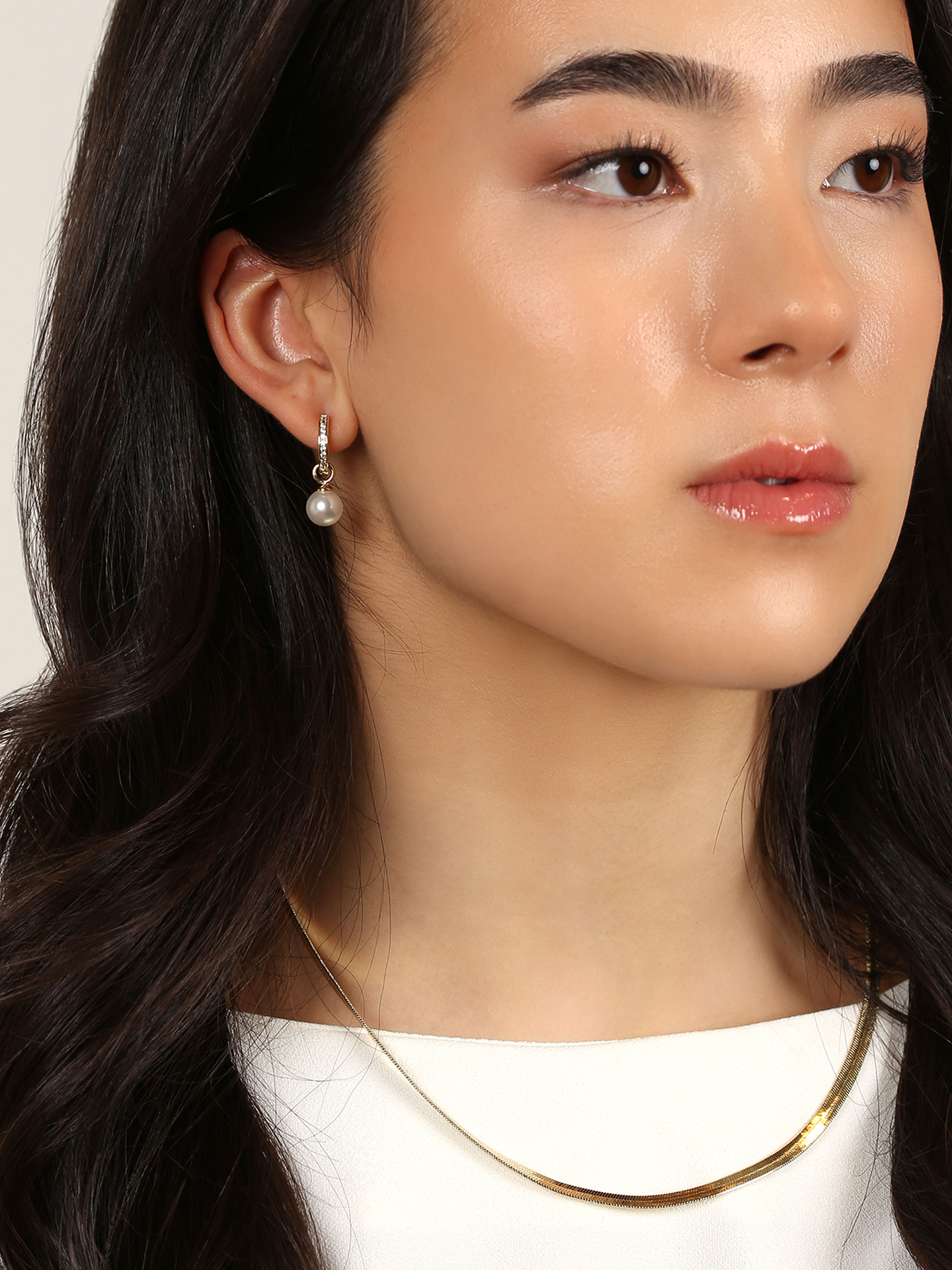 Snö Of Sweden Paris Chain Neck 45cm Gull