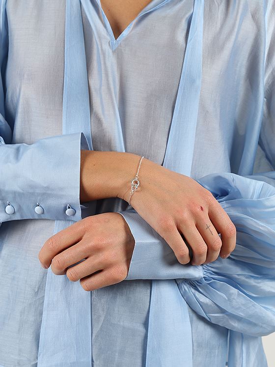 Snö Of Sweden Connected Chain Bracelet Sølv