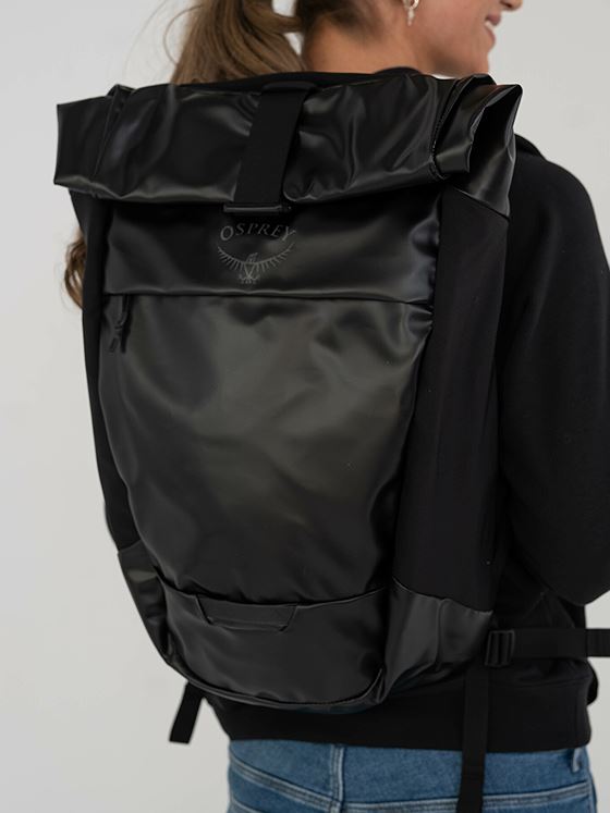 Osprey Transporter Roll Top Black