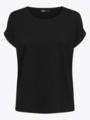 Only Moster Short Sleeve O-Neck Top Black