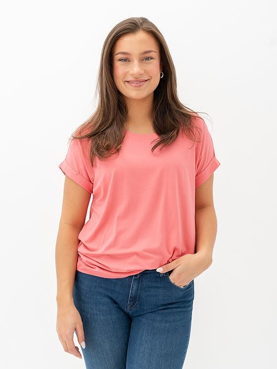 Only Moster Short Sleeve O-Neck Top Tea Rose