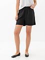 Only Tokyo Life High Waist Linen Blend Shorts Black