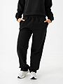 Only Daze Straight Pants Sweat Black