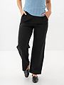 Only Poptrash Life Mid Waist Straight Pant Black