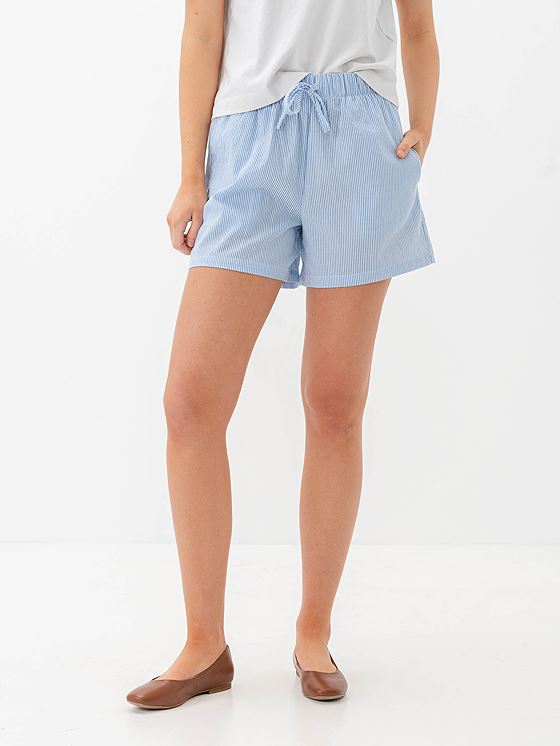 Only Augusta Shorts Cloud Dancer / Blue Stripes