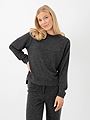 Only Kaya Life Long Sleeve Top JRS Dark Grey Melange