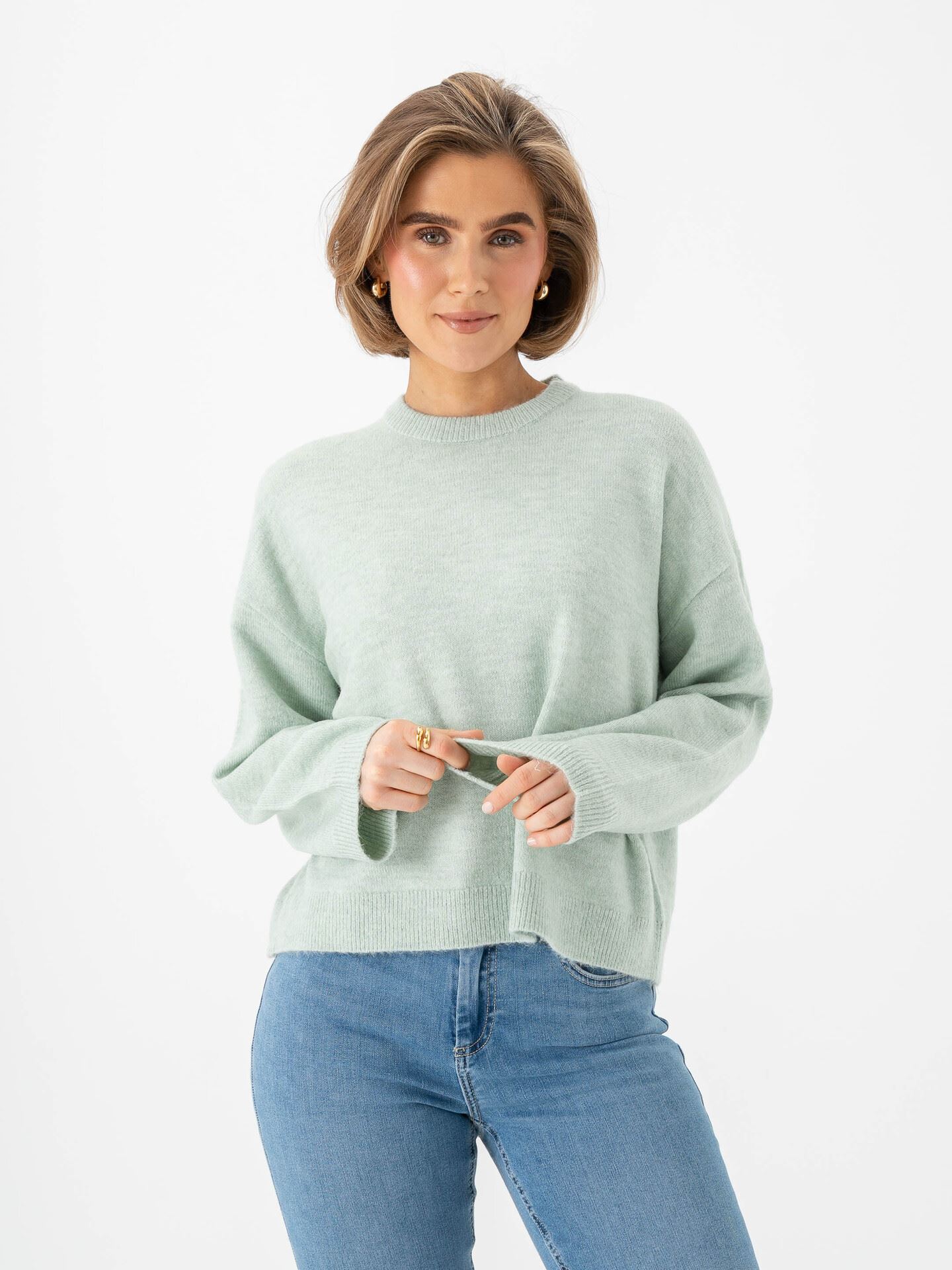 Only Simoni Long Sleeve O-Neck Pullover Ether