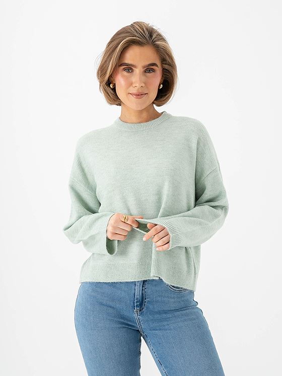 Only Simoni Long Sleeve O-Neck Pullover Ether