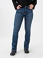 Only Blush Mid Flared Denim Dark Blue Denim