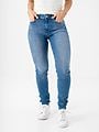 Only Blush Mid Skinny Forever Black Jeans Medium Blue Denim