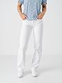 Only Blush Mid Straight Denim White