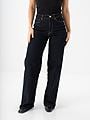 Only Madison Blush High Waist Wide Denim Dark Blue Denim Rinse