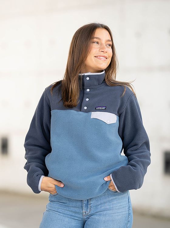 Patagonia Lightweight Synchilla Snap-T Fleece Pullover Utility Blue
