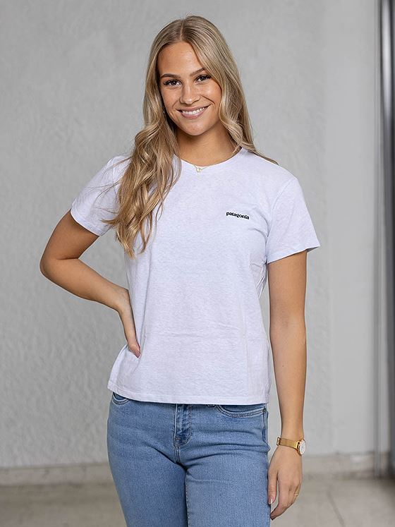 Patagonia Women’s P-6 Logo Responsibili-Tee WHI