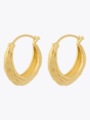 Pernille Corydon Coastline Earrings Gold Plated