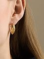 Pernille Corydon Coastline Earrings Gold Plated