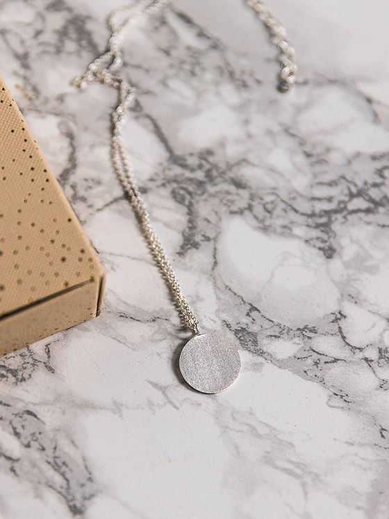 Pernille Corydon Coin Necklace Silver - Sølv / Sterlingsølv