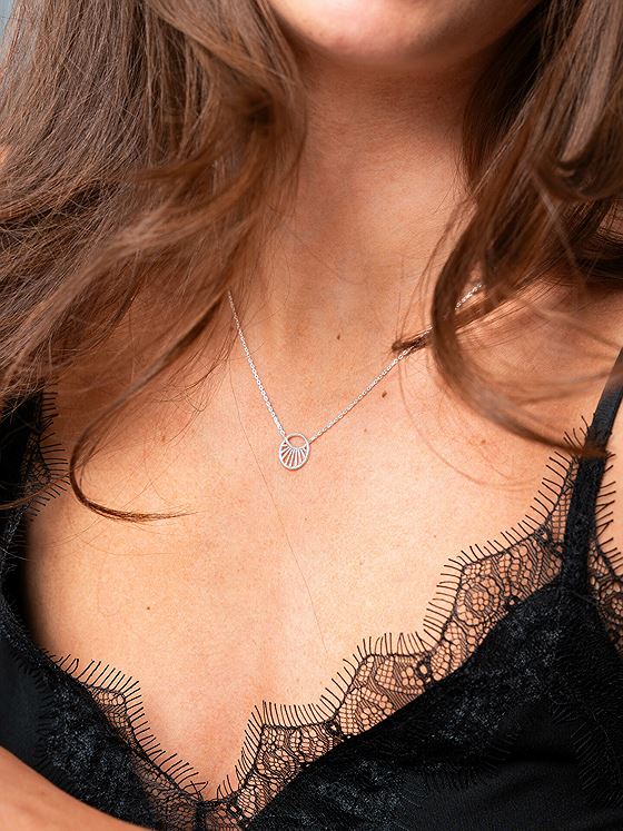 Pernille Corydon Small Daylight Necklace Silver