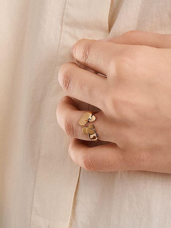 Pernille Corydon Sheen Ring Gold - Gullbelagt sølv / Sterlingsølv