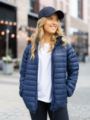 Peak Performance W Down Liner Hood Jacket Blue Shadow