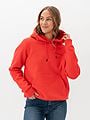 Peak Performance Original Small Logo Hood Brilliant Red