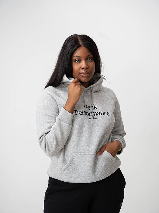 Peak Performance Original Hood Medium Grey Melange