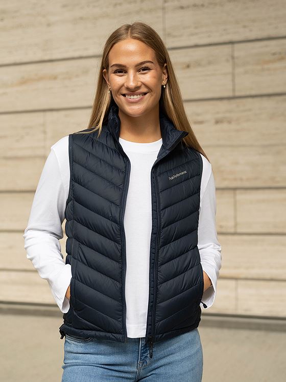 Peak Performance Frost Down Vest Blue Shadow