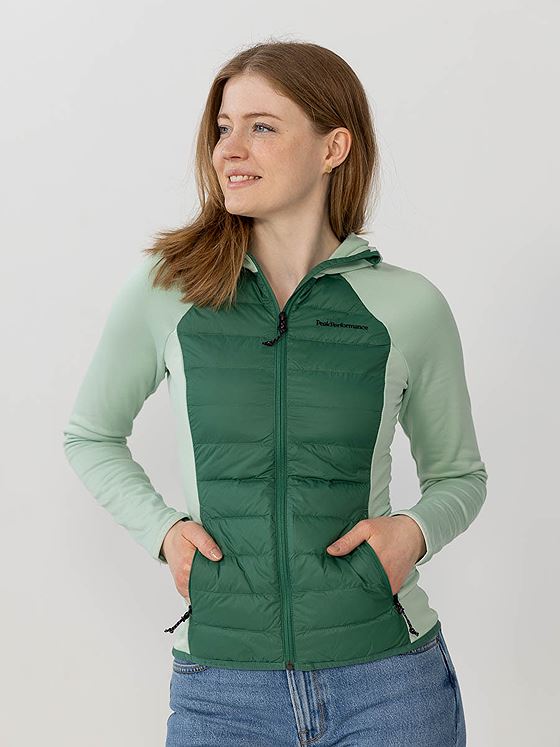 Peak Performance Down Hybrid Hood Jacket Grønn