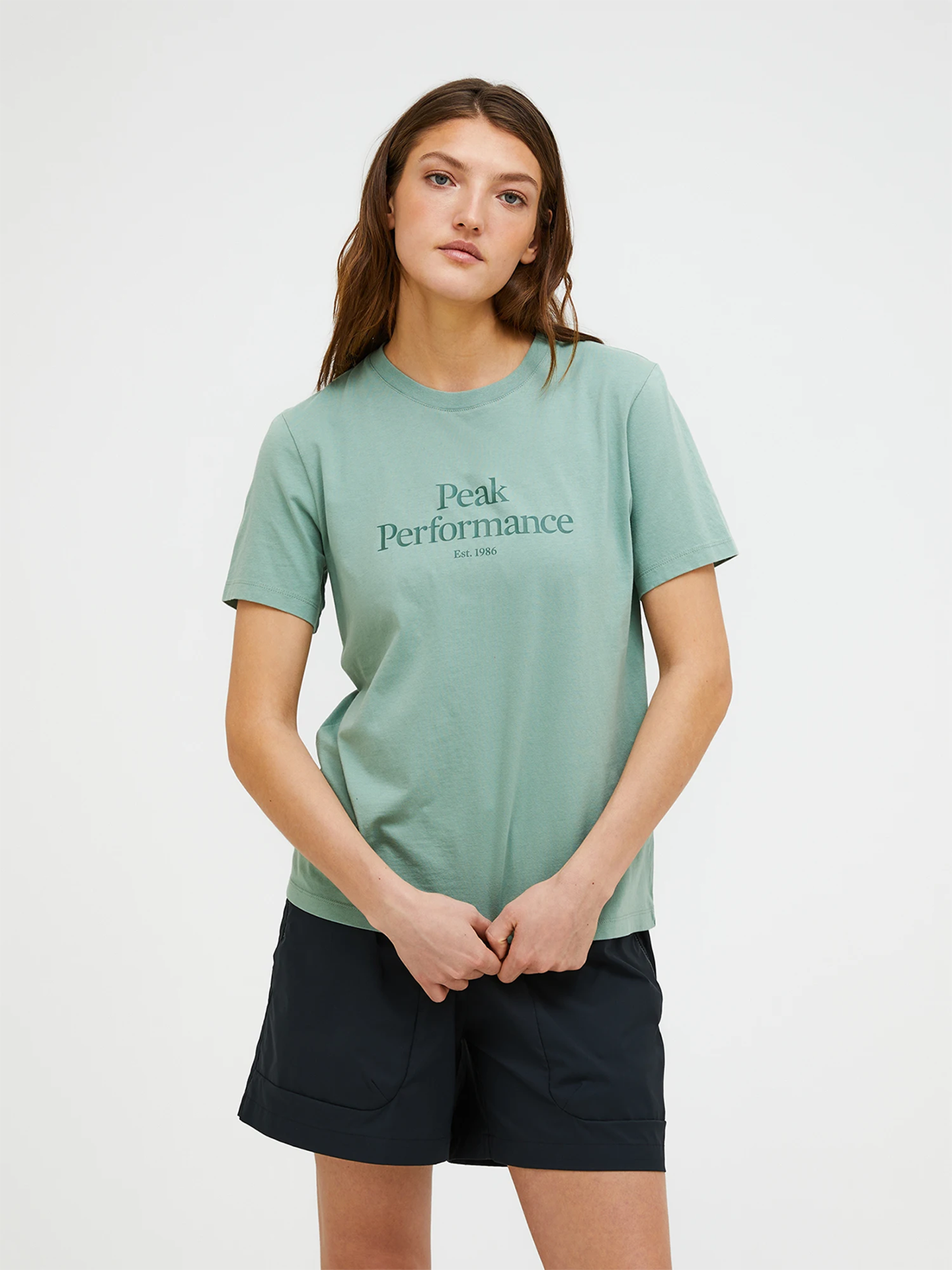 Peak Performance Original Tee Women Green Valley