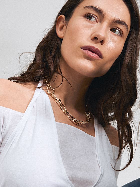 Pilgrim Believe Halskjede Gullbelagt