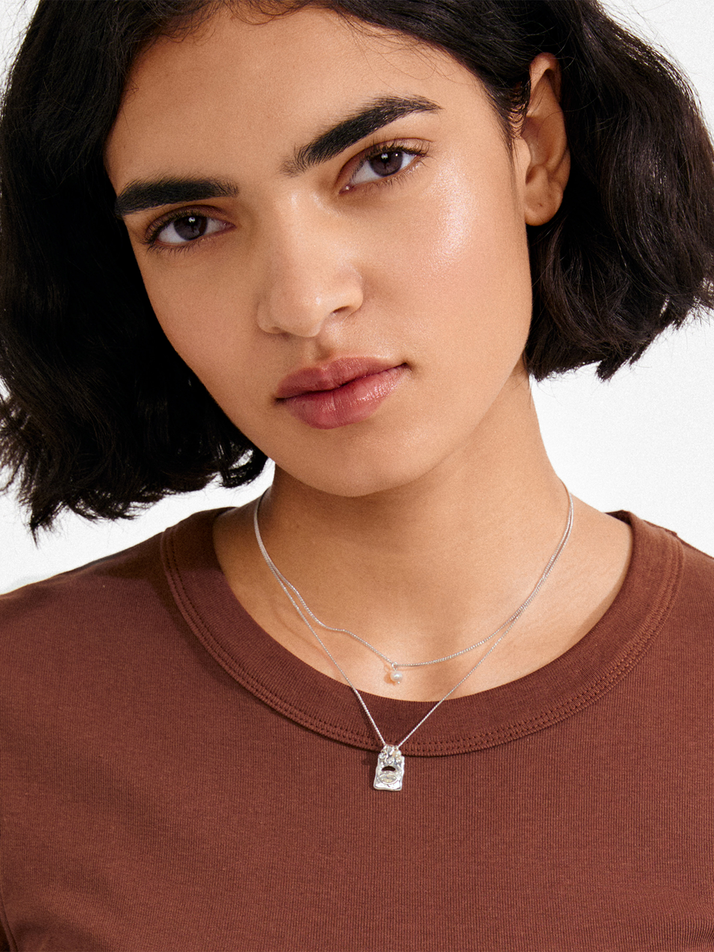 Pilgrim Fire  Halskjede 2-i-1 Sett Silver