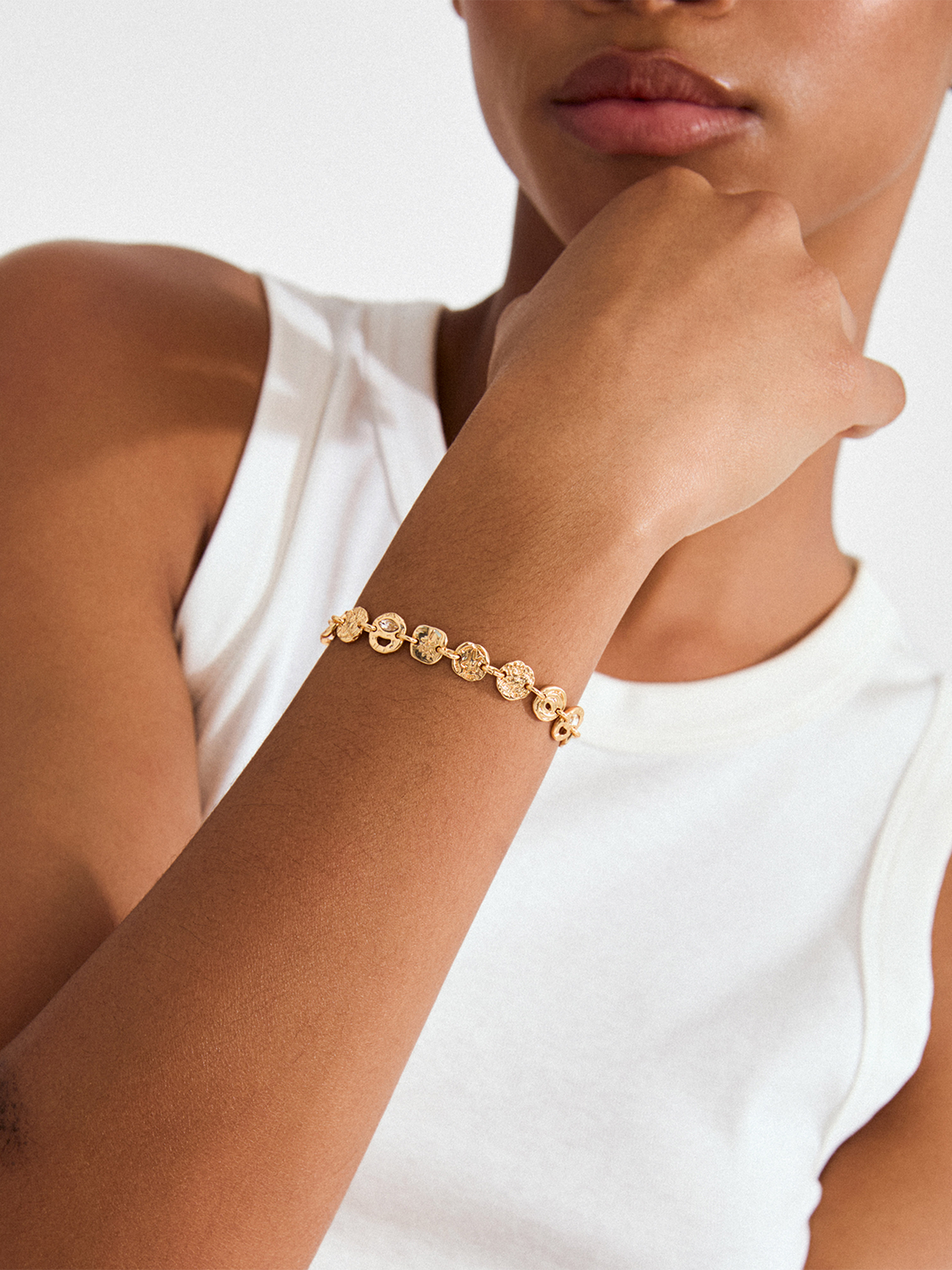 Pilgrim Fire Armbånd Gold