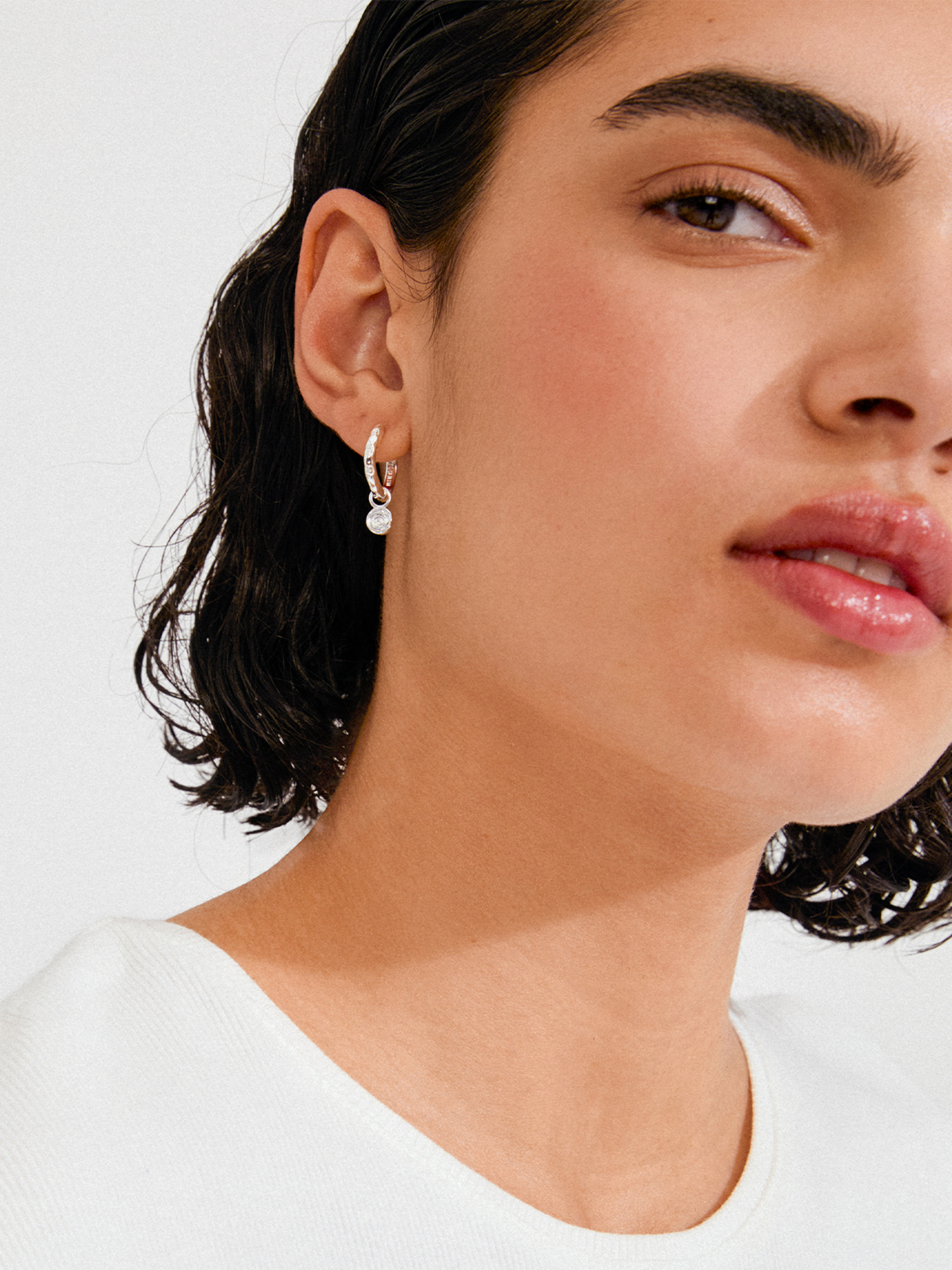 Pilgrim Fire Øredobber Silver