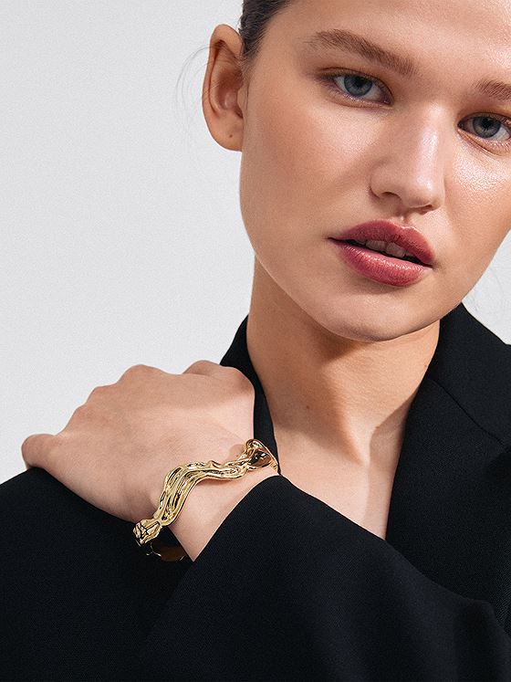 Pilgrim Feel Armbånd Gullbelagt