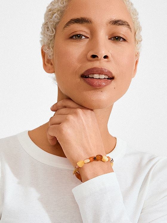 Pilgrim Iris Armbånd Sand / Multi