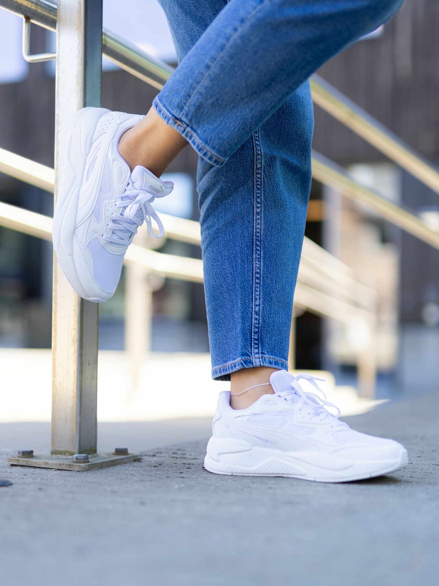 Street Style Outfit Puma X Ray Puma X-Ray Speed Hvit