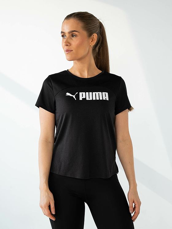 Puma Fit Logo Ultrabreathe Tee Black