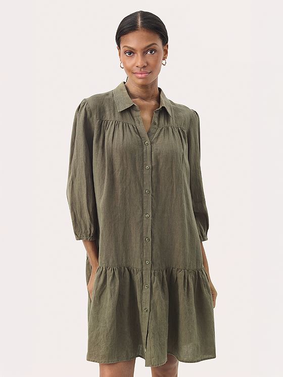 Part Two Nynja Dress Grønn