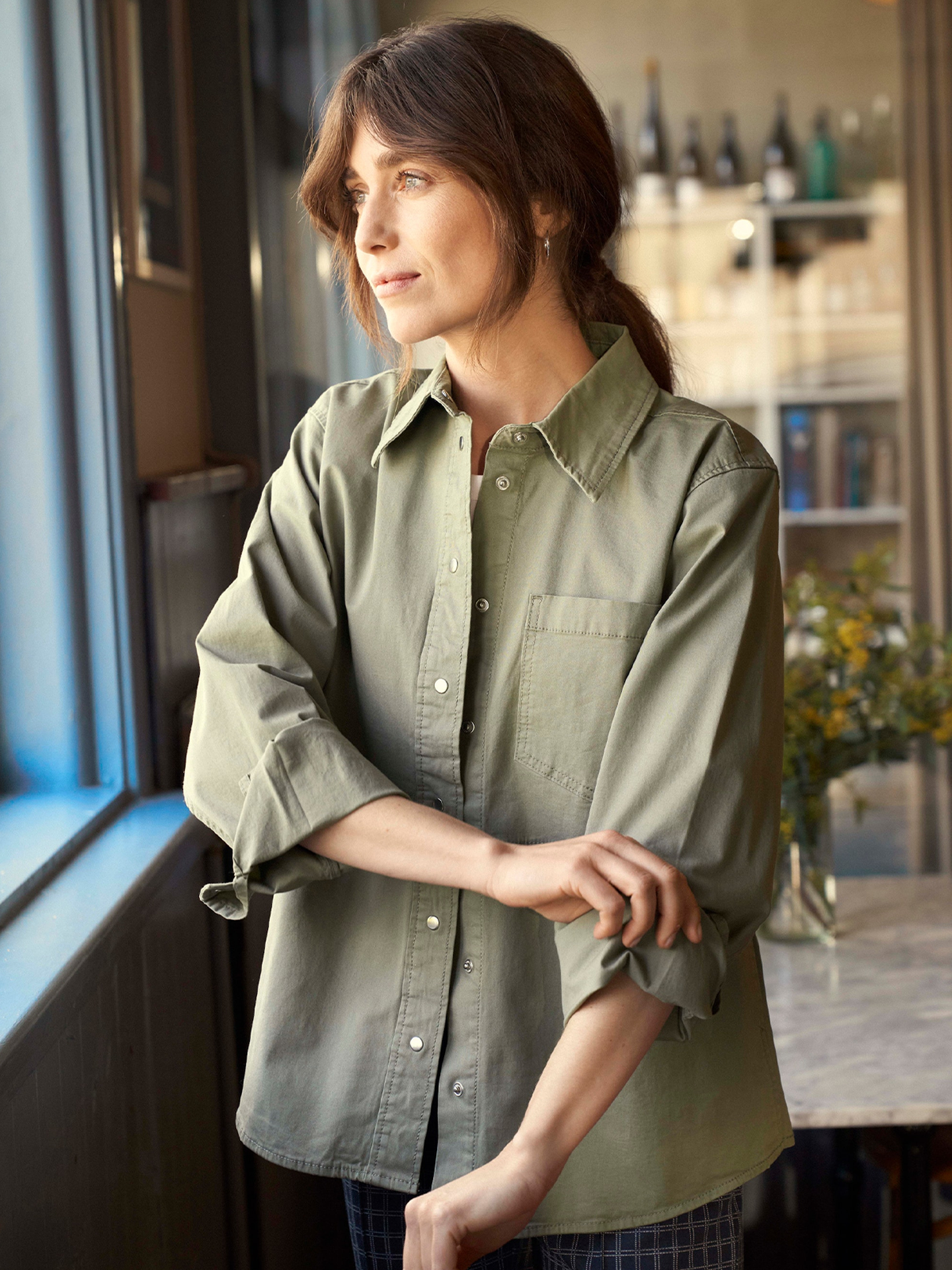 Part Two Nayla Shirt Vetiver