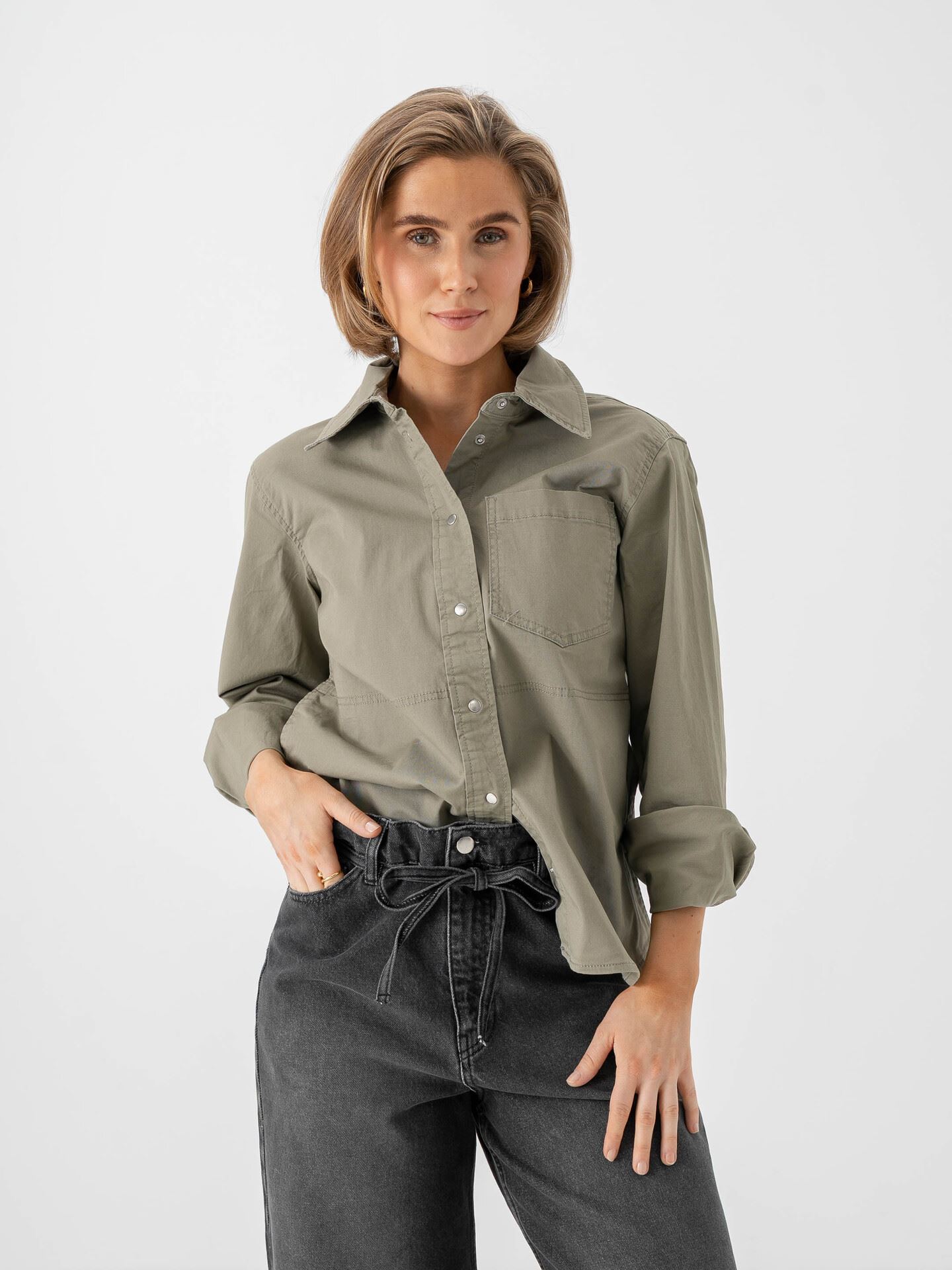 Part Two Nayla Shirt Vetiver