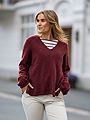Part Two Titina Pullover Tawny Port