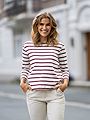 Part Two Nela T-shirt Tawny Port Stripe