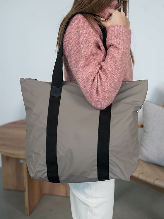 Rains Tote Bag Rush Taupe