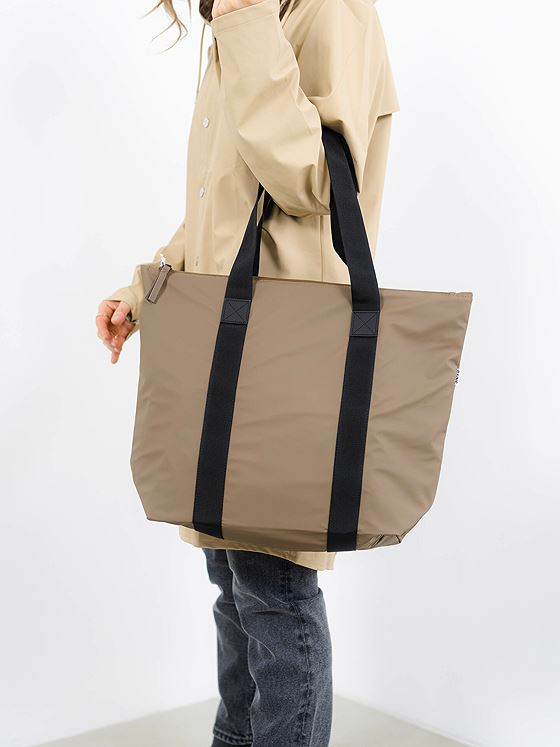 Rains Tote Bag Rush Wood