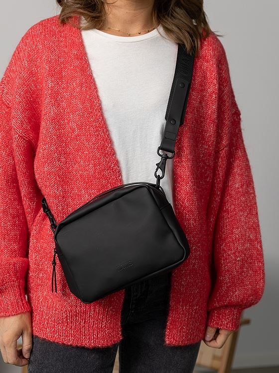Rains Box Bag Black