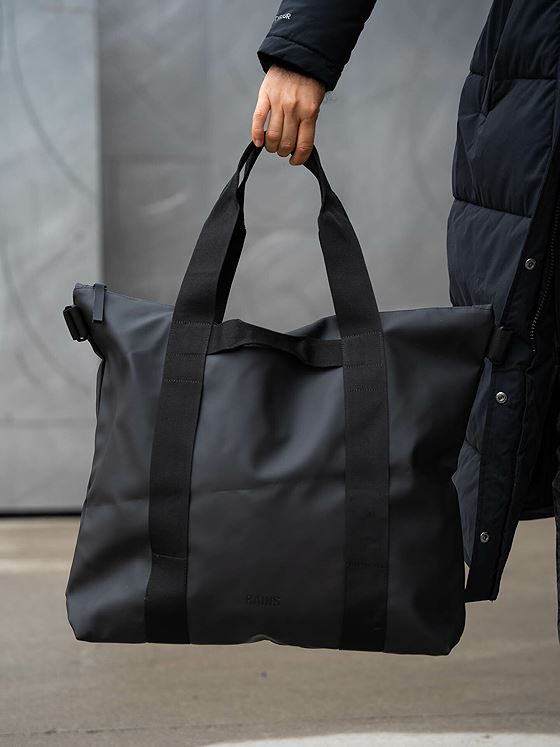 Rains Tote Bag Black