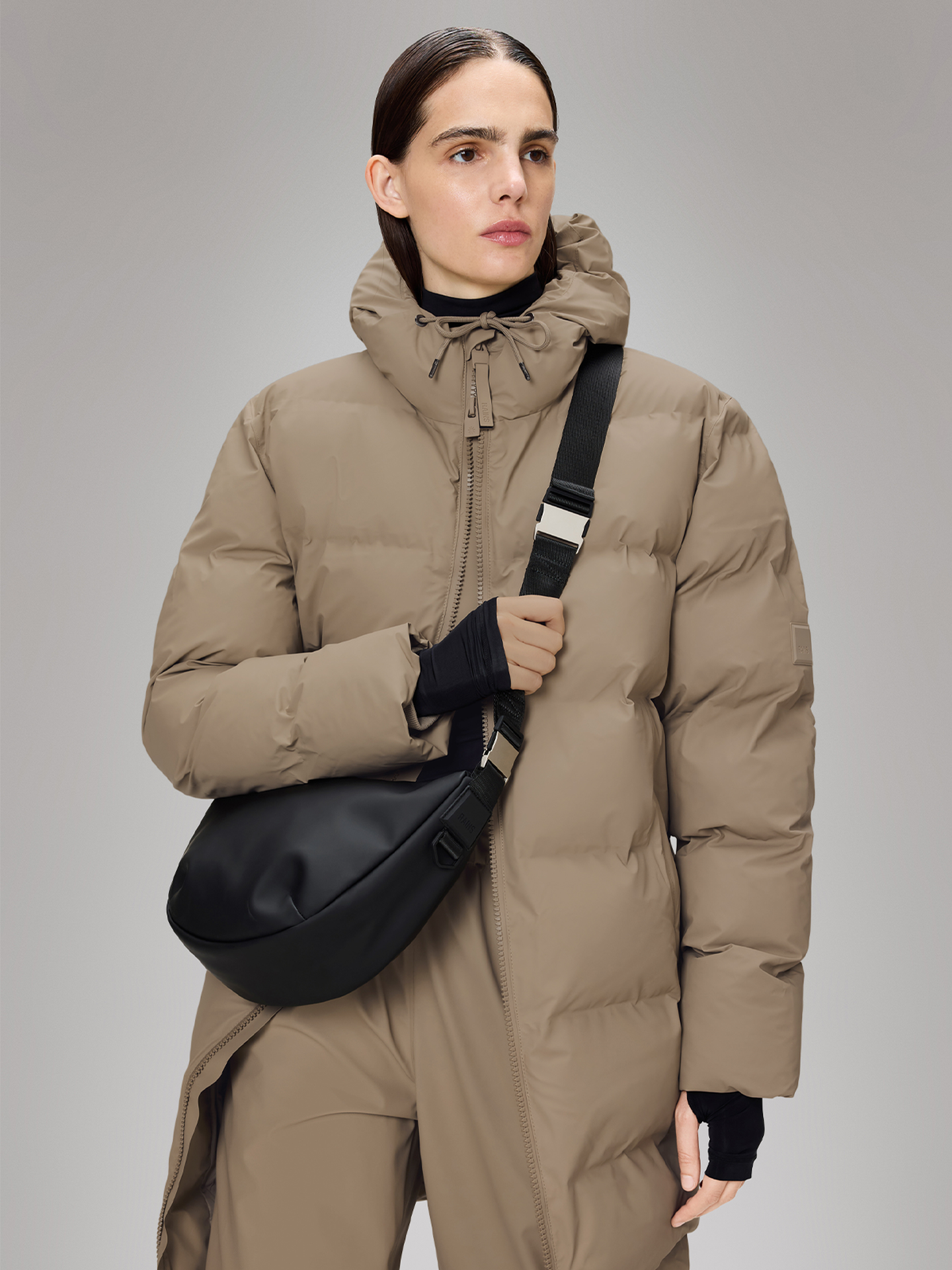 Rains Valera Shoulder Bag Black