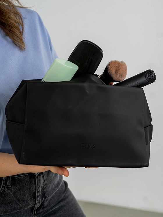 Rains Wash Bag Large Black