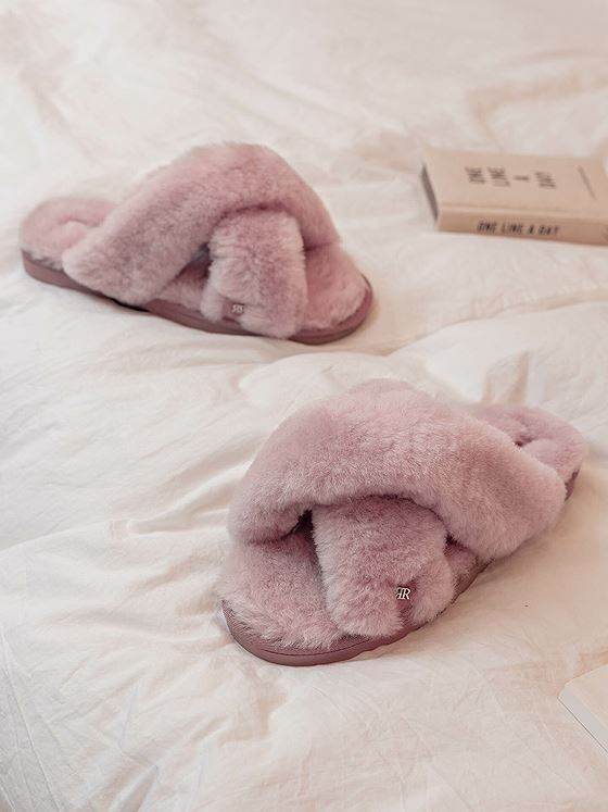 Roberto Rosso Crossy Sheepskin Pink