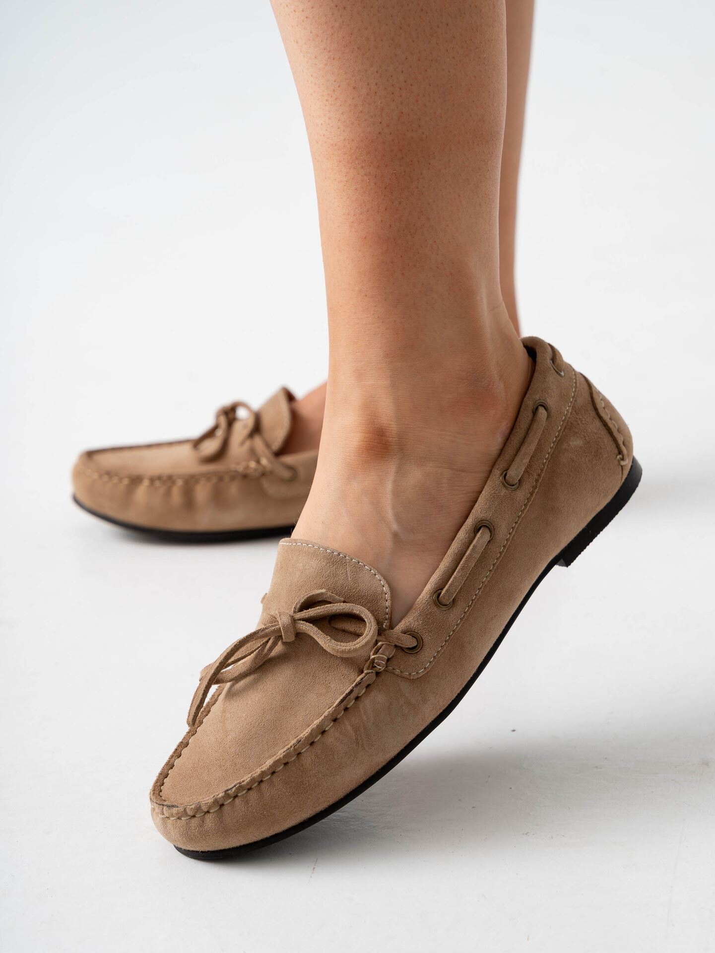 Roberto Rosso Nara Loafer suede Taupe